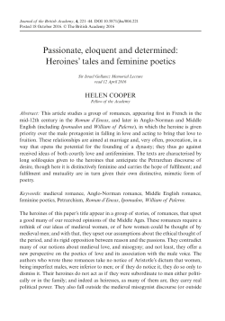 Passionate, eloquent and determined: Heroines