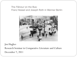 The Fl&acirc;neur on the Bus - Royal Holloway, University of London