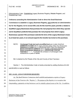 0029-15 - Board of Supervisors