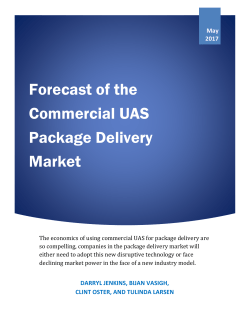 Forecast of the Commercial UAS Package Delivery