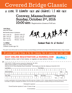 Covered Bridge Classic - Festival of the Hills
