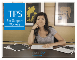 For Support Workers - FASD Network of Saskatchewan