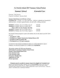 Summer School 2017