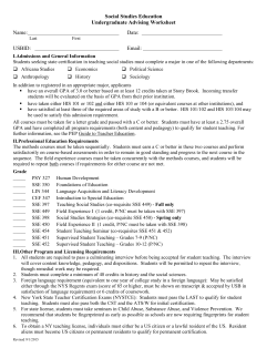 Social Studies Education