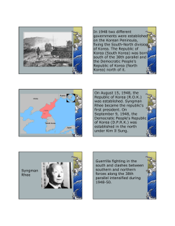 Korean War PPT