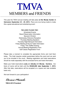 MEMBERS and FRIENDS - Texas Merchandise Vending Association