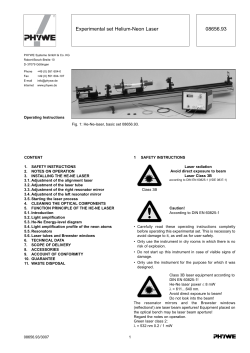 08656.93 Experimental set Helium