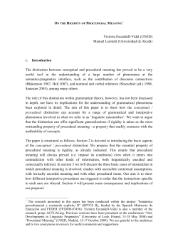 on the rigidity of procedural meaning