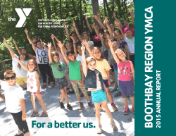 2015 Annual Report - Boothbay Region YMCA