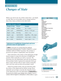 Changes of State