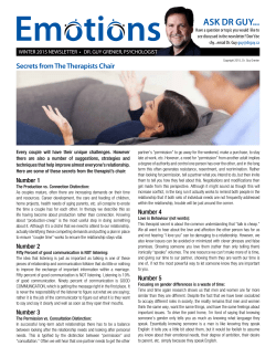 my latest newsletter