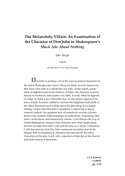 The Melancholy Villian