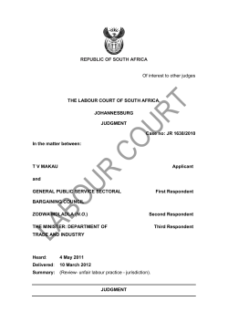 JR 1638/2010 - Department of Justice