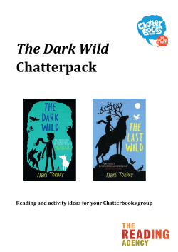 Activities and discussion inspired by The Dark Wild