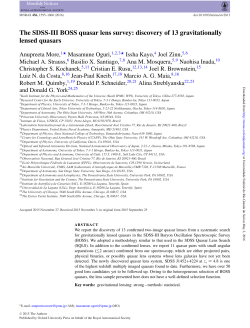 The SDSS-III BOSS quasar lens survey: discovery - Lume