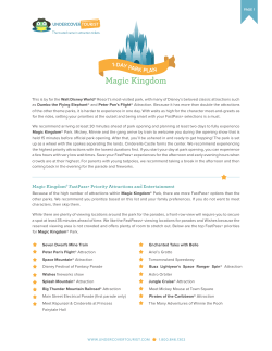 Magic Kingdom - Undercover Tourist