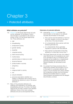 Chapter 3 - Victorian Equal Opportunity and Human Rights