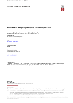 The stability of the hydroxylated (0001) surface of alpha