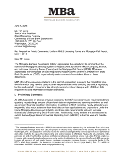 February 7, 2002 - Mortgage Bankers Association