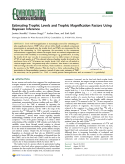 Estimating Trophic Levels and Trophic