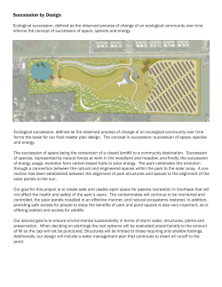 Succession by Design