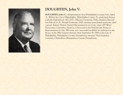 DOUGHTEN, John V. - PA House of Representatives