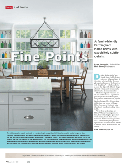 Jewish News "Fine Points" Feature June 2014 - Morgan