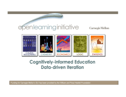 Funding for Carnegie Mellon`s OLI has been provided by the William