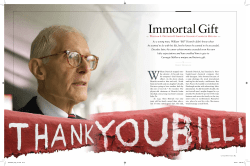 Immortal Gift - The Dietrich Foundation