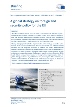 Global Strategy - European Parliament