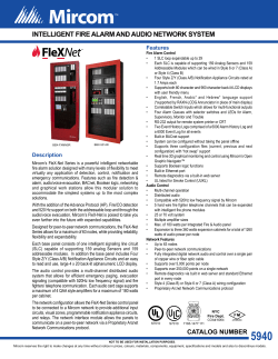 intelligent fire alarm and audio network system
