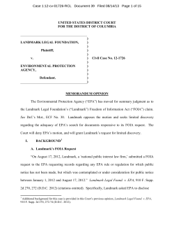 opinion - Landmark Legal Foundation