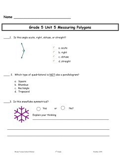 Unit 5 Measuring Polygons