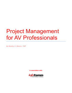 Project Management for AV Professionals