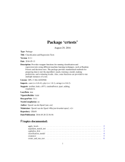 Package `crtests`