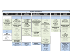 Management Division at August 2016 Head of Division Prof. Kerrie
