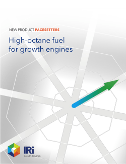 High-octane fuel for growth engines