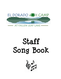Staff Song Book