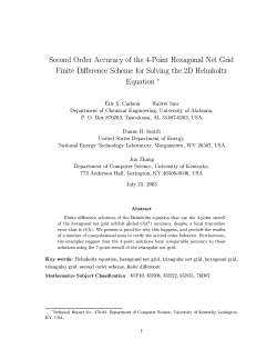 Second Order Accuracy of the 4-Point Hexagonal Net Grid Finite
