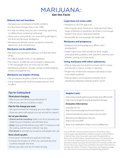 Marijuana: Get the Facts