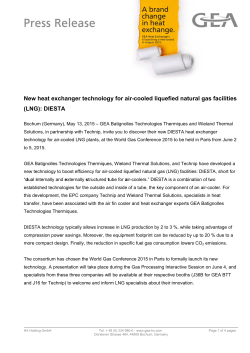 New heat exchanger technology for air