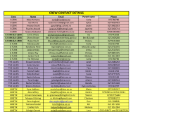 crew contact details