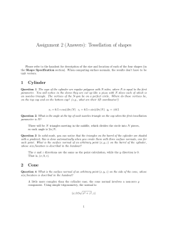 Assignment 2 (Answers): Tessellation of shapes