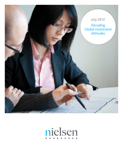 July 2012 Decoding Global Investment Attitudes