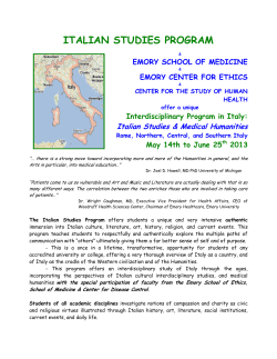 Flyer - Italian Virtual Class