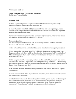 Discussion Guide  - Margaret Peterson Haddix