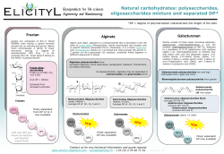 Oligotech - Natural carbohydrates