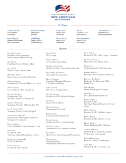 MeMbers - New American Economy