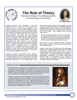 The Role of Theory - The Story Behind The Science