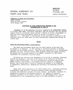 16 December 1966 - World Trade Organization